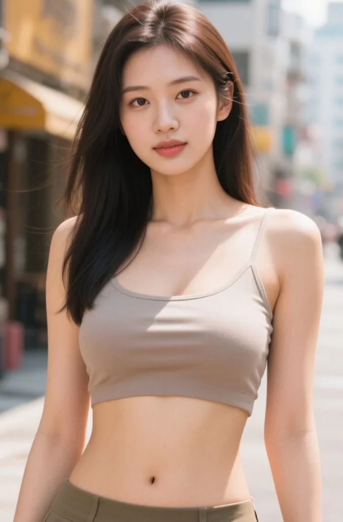 秋意撩人：落叶中的温婉美人图鉴