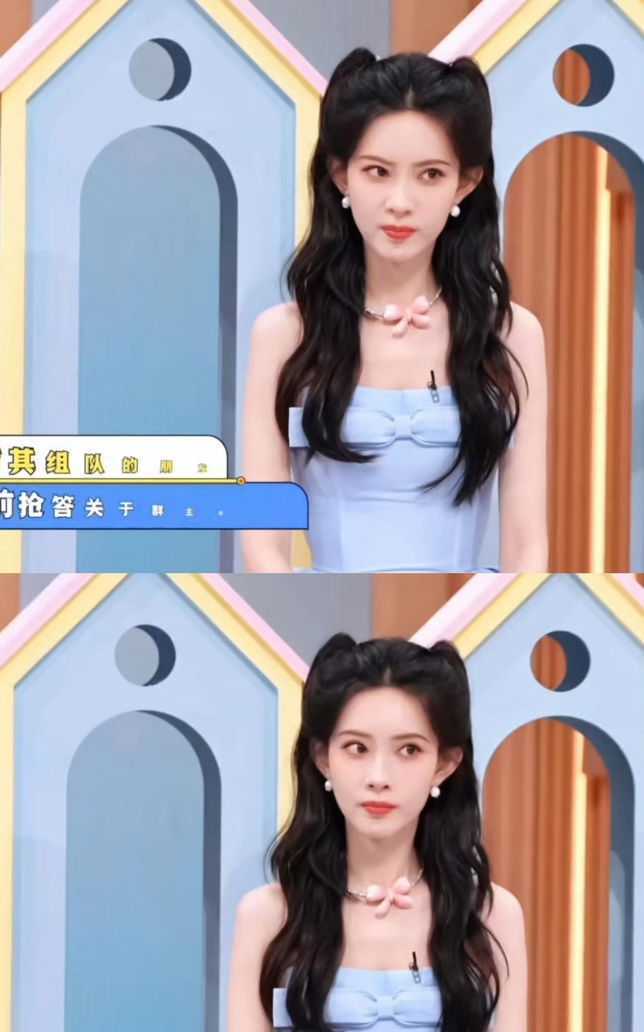 #秋日生活打卡季#
双马尾+蝴蝶结项链，孟姐这套甜妹穿搭直接杀疯！
嘟嘴挑眉的小