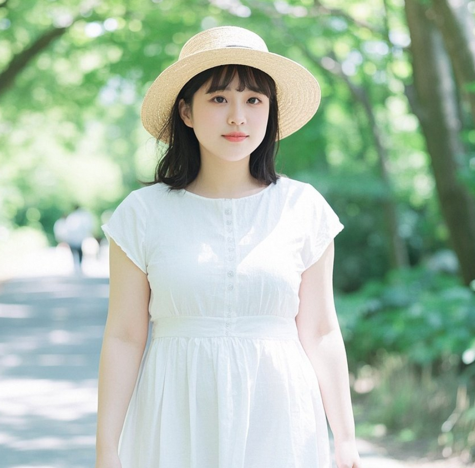 森林里回荡着她的笑声，清脆悦耳。
