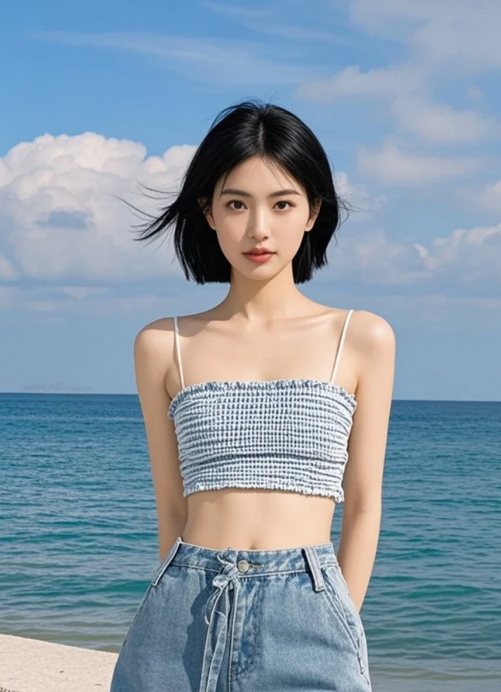 潮起潮落，她静立如永恒的灯塔