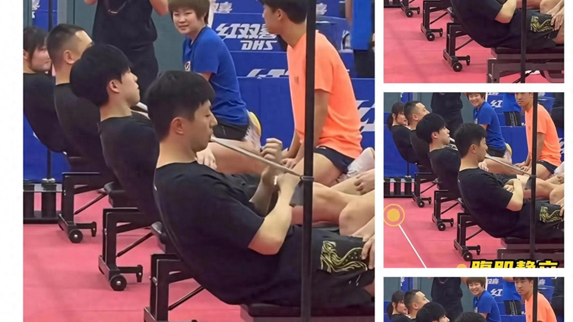 王楚钦，马龙体测通过，林高远迎体向上33个，孙颖莎，王曼昱现身