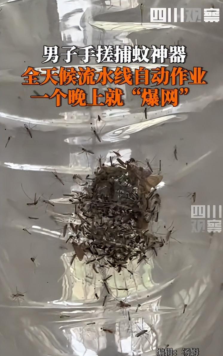[中国赞]5月22日，福建厦门，一男子被村里的蚊子叮的不胜其烦，于是灵机一动，靠