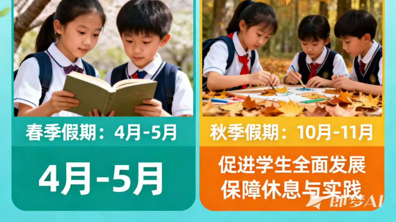 中小学要放春秋假了？我怎么没赶上好时候！