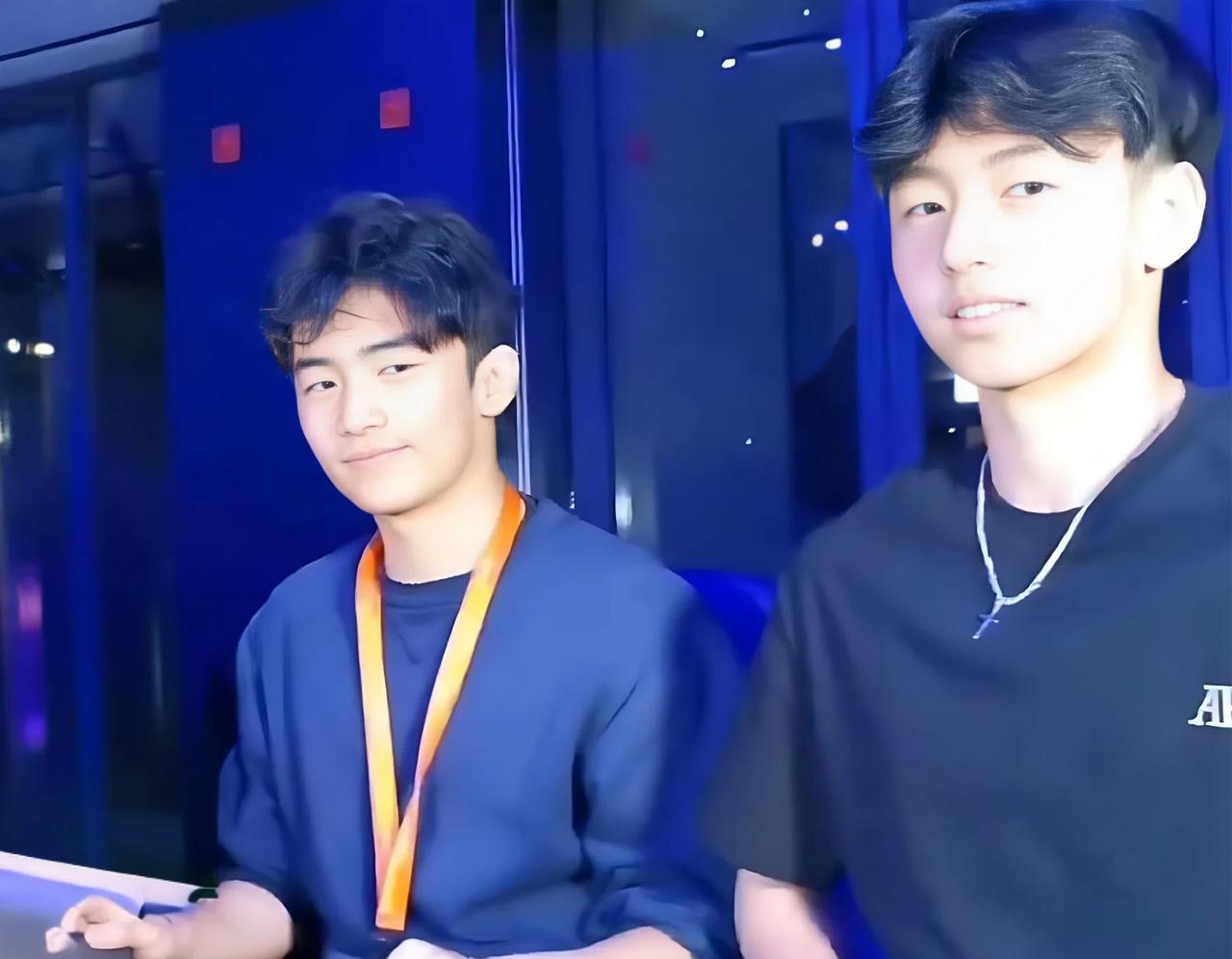 终于明白为啥大家都说谢霆锋的两个儿子长得丑了
不是因为他们颜值太低，也不是身高太
