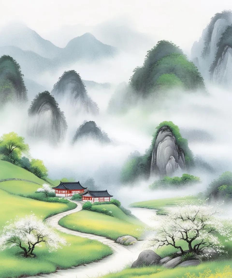 做人端正如青山，
不惹是非也不贪。
心安理得常自在，
尾句续写_______。