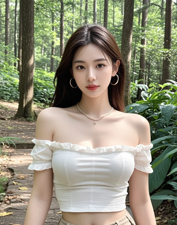 树影在她锁骨写诗，光斑是跳动的标点
