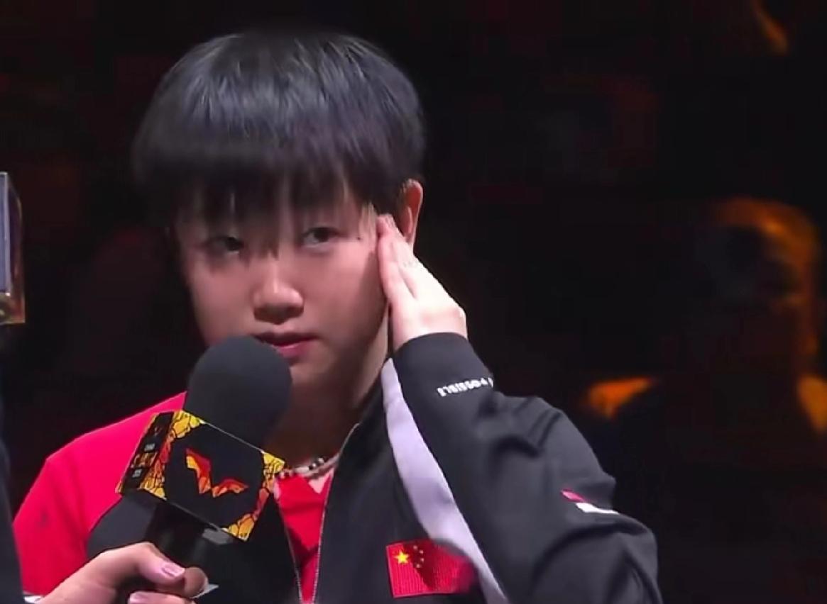 孙颖莎5：10输了平野美宇听听她赛后怎么说？
孙颖莎北京大满贯第一场就是强强对决