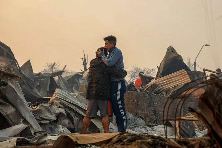 智利野火肆虐，造成18人死亡