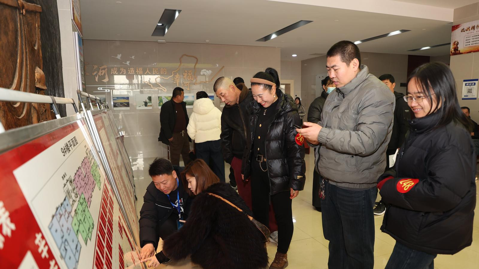 河南三门峡陕州区大营镇辛店村回迁选房顺利结束