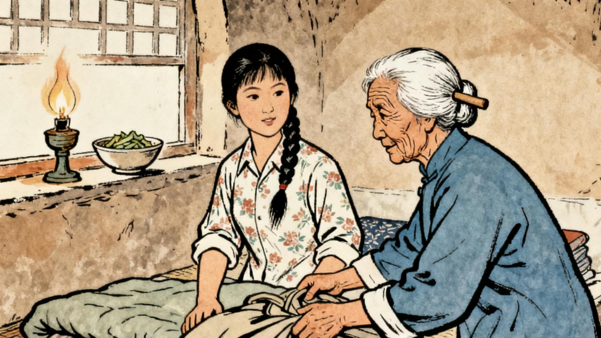 情感故事: 那年我叫了房东一声娘，便给她养老送终