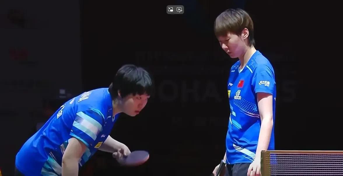 双杀，王曼昱再虐张本美和。
昨日王曼昱单打4：0虐杀日本小将，刚刚女双双曼组合王