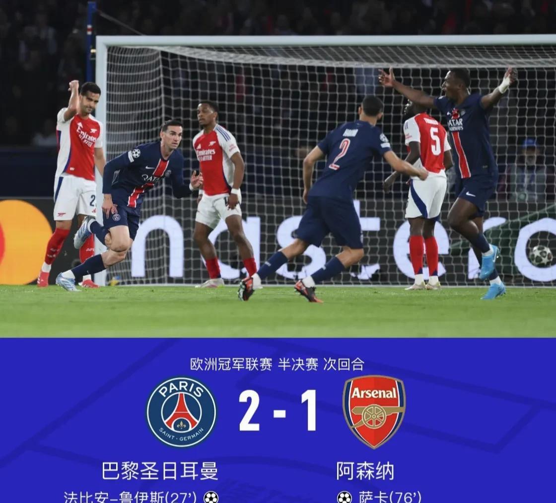 大巴黎2-1战胜阿森纳，如何评价本场比赛？
厄德高真是太差劲了，前场那么好的机会