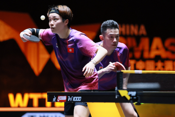 中国乒协公示第十五届全国运动会乒乓球项目决赛种子，在混双项目中，中国香港组合黄镇