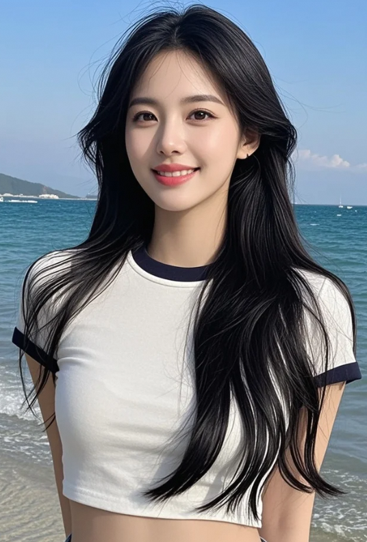 小姐姐一个眼神望来，温柔里藏着无声的牵引，你敢对视到第几秒？