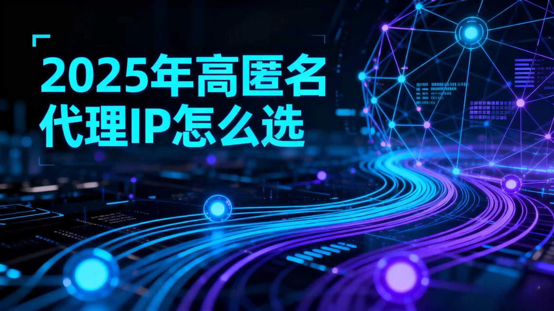 2025年高匿名代理IP怎么选？
