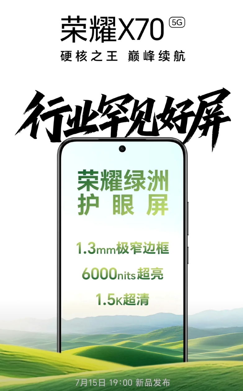 荣耀你说你在千元机上用这么好的屏幕干什么？视觉边框确实挺窄，亮度以及全套的护眼能