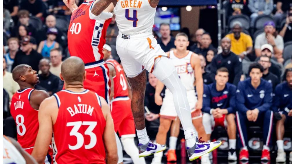 29+6三分！格林太阳首秀爆砍封神 太阳一波流狂胜送快船三连败