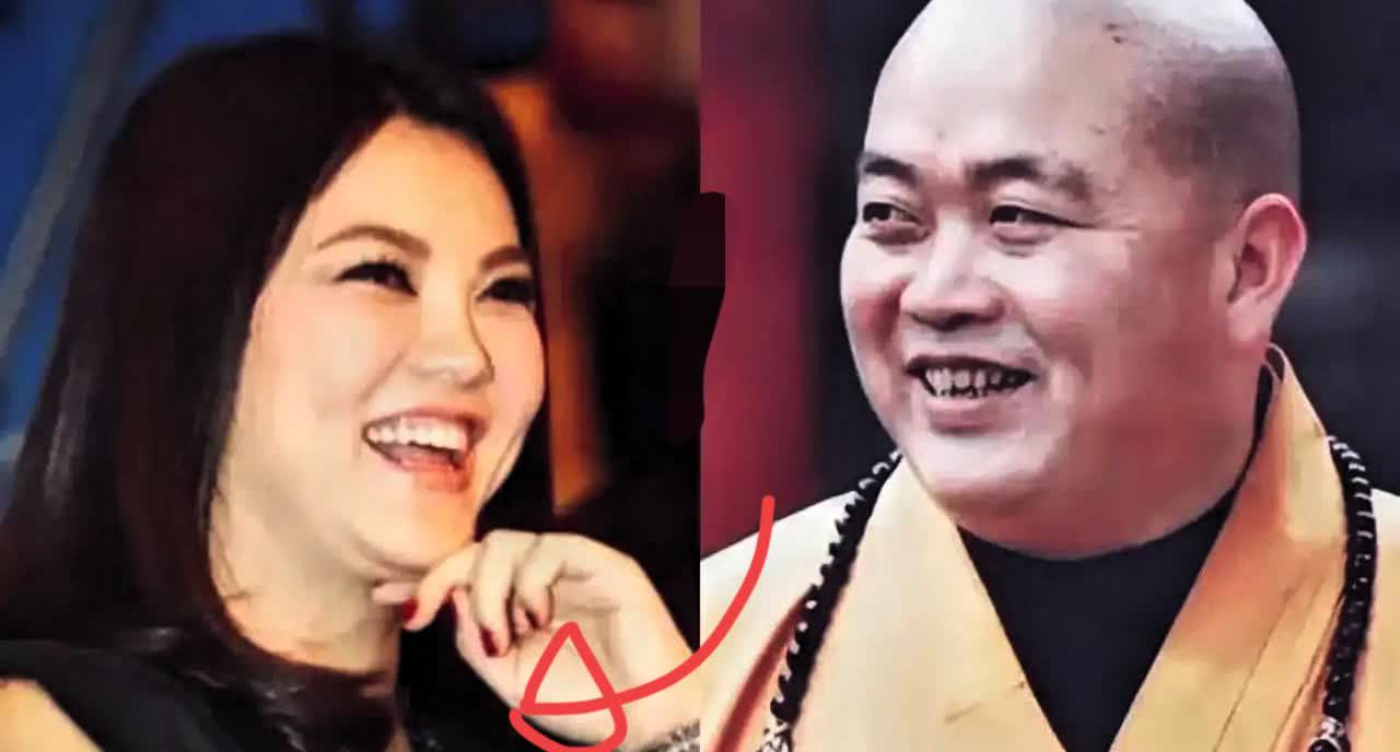 惊了！释永信出事，李湘却莫名其妙上了热搜，这次不是因为吻手礼，而是他俩那惊人相似