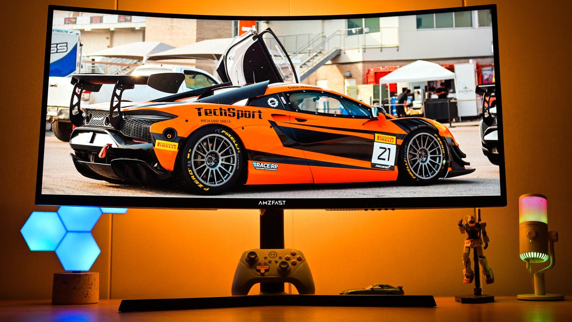 千元超高性价比，高刷电竞带鱼屏，AMZFAST 34C5显示器