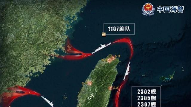 只差最后5公里！4艘大陆海警舰高速冲向金门水域台当局惊出冷汗