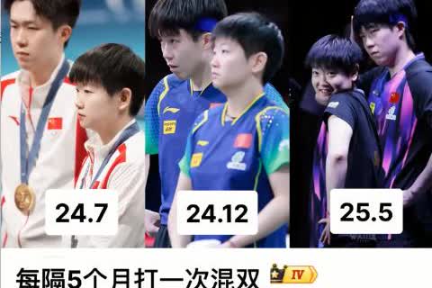 怎么每五个月打一次混双呢？
本来以为多哈就是结尾了，结果是未完待续，你俩是不是