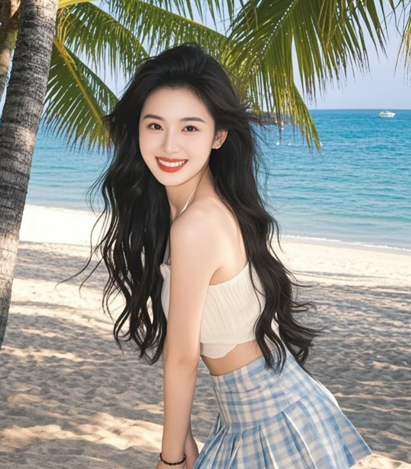 她踩碎潮汐的脊骨，海神便将整片深海灌入她的瞳孔
