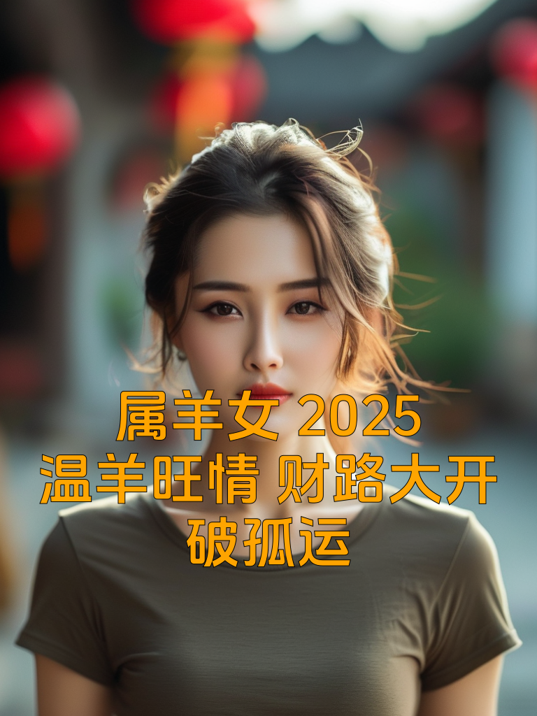 属羊女2025：温羊旺情，财路大开破孤运