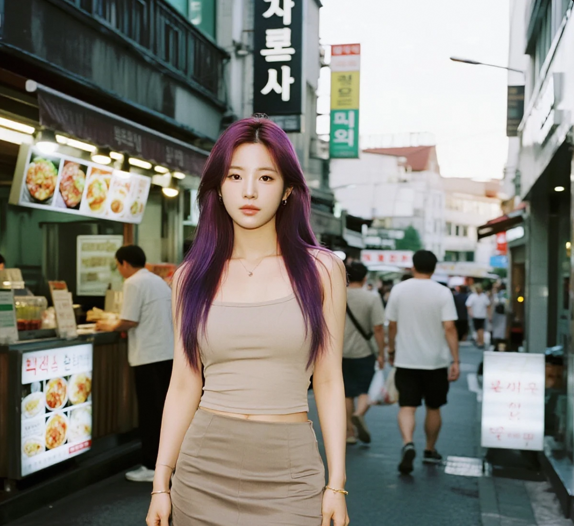 小姐姐的韩国美食梦：首尔街头的味觉与视觉旅行