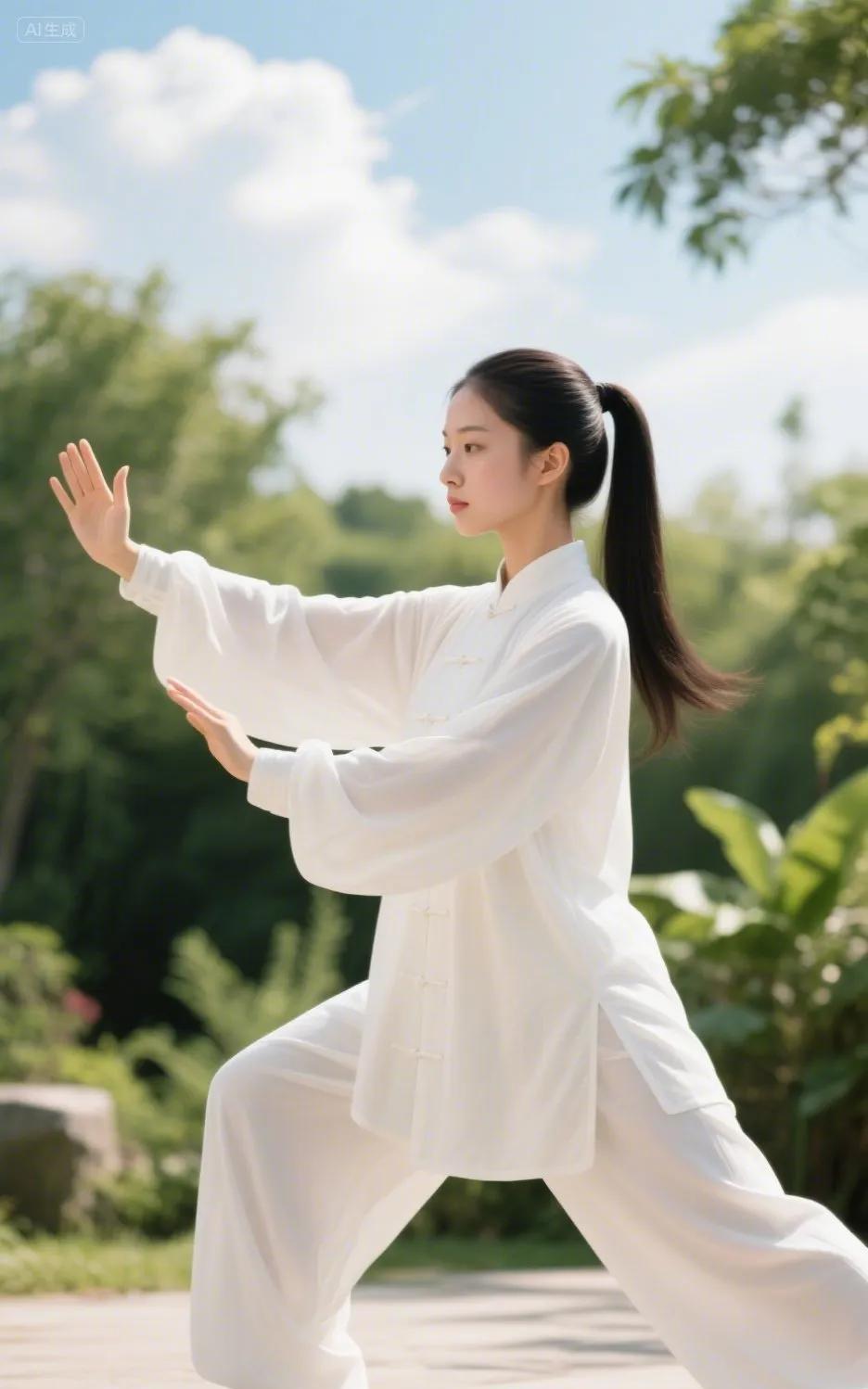 #手机美照分享#优雅的太极美女