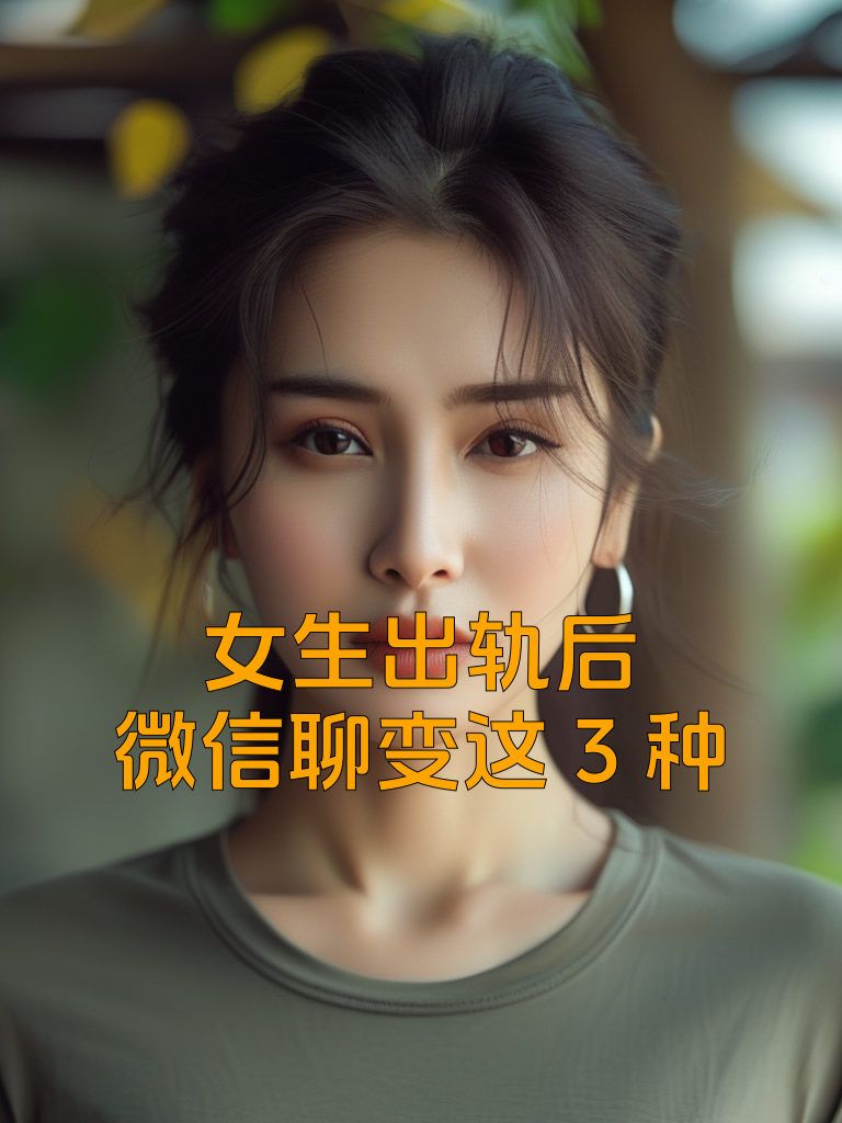 女生出轨后，微信聊变这3种