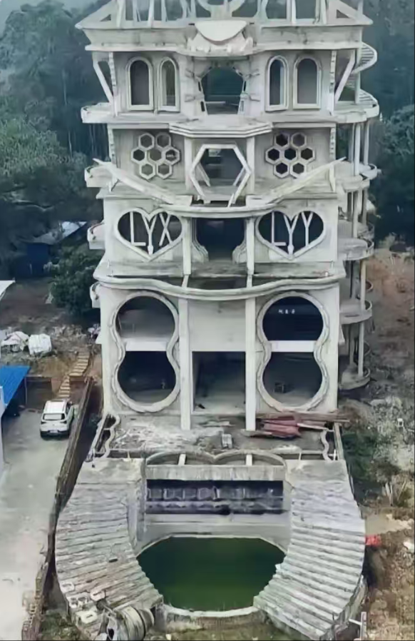 农村住宅建成这样，这设计师估计要跑路了