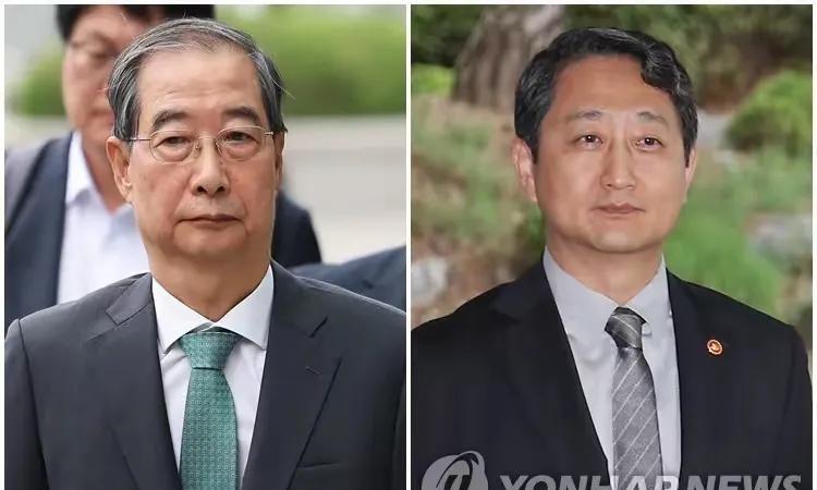 #韩特检组要求韩德洙到案接受调查#韩国特检组要求韩德洙按时到案接受调查，是在对尹