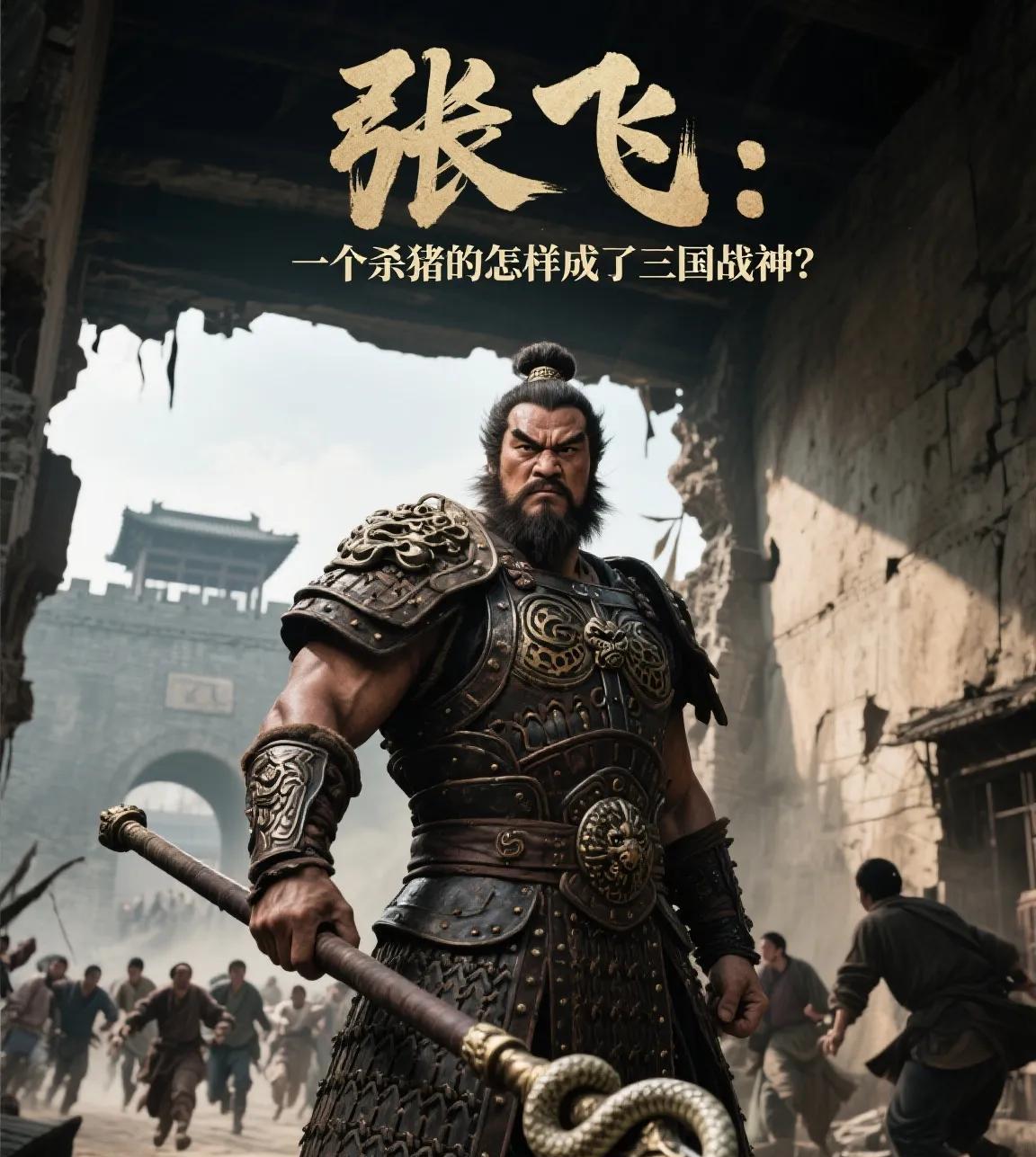 张飞：一个杀猪的怎样成了三国战神？
当阳桥头一声吼，五千骑兵抖三抖！
谁能想到，