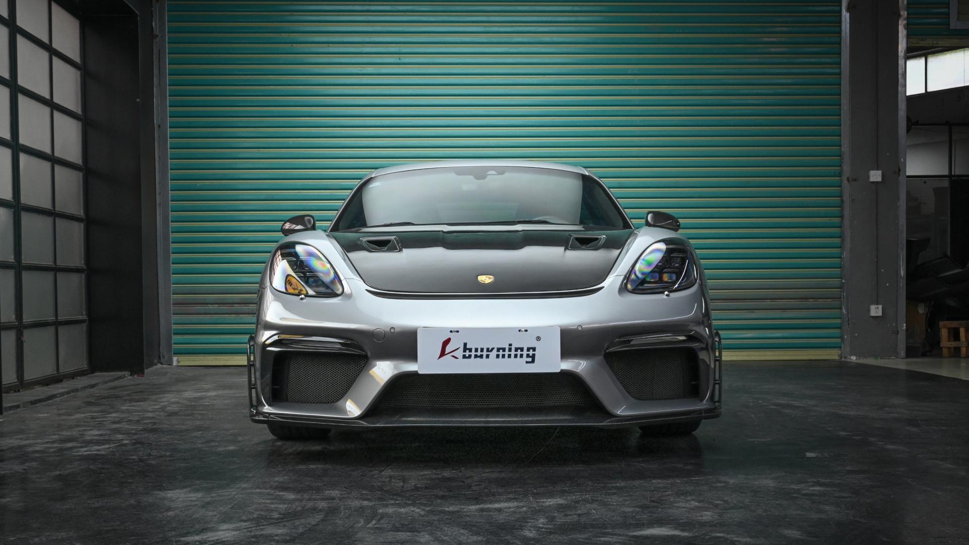​车主的保时捷718改装升级GT4 RS kburning碳纤维套件