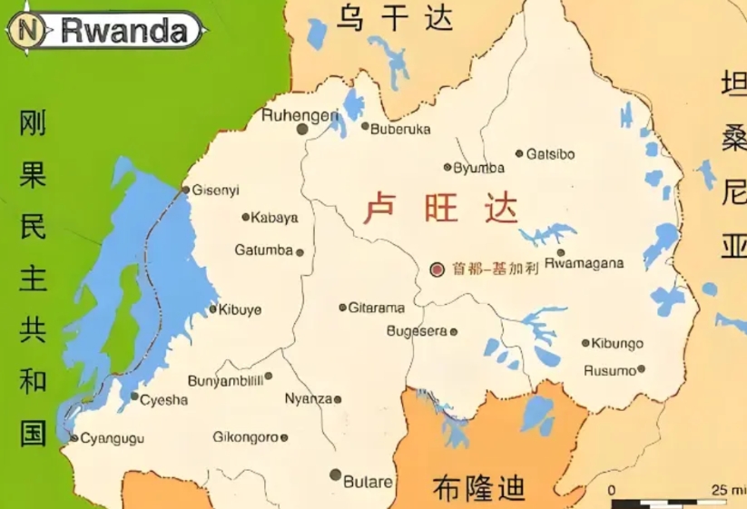 卢旺达自从1994年的大屠杀以后，全国民族就统一改为卢旺达族，再也没有其他民族。