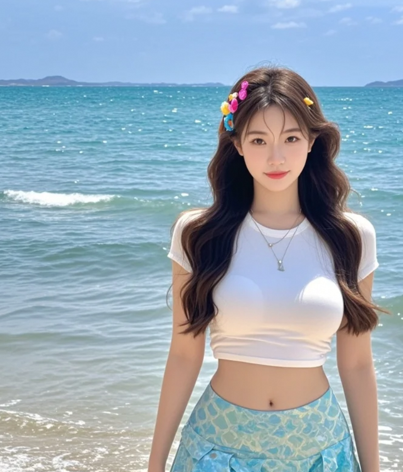 海浪在耳边低语，说你也想靠近我。