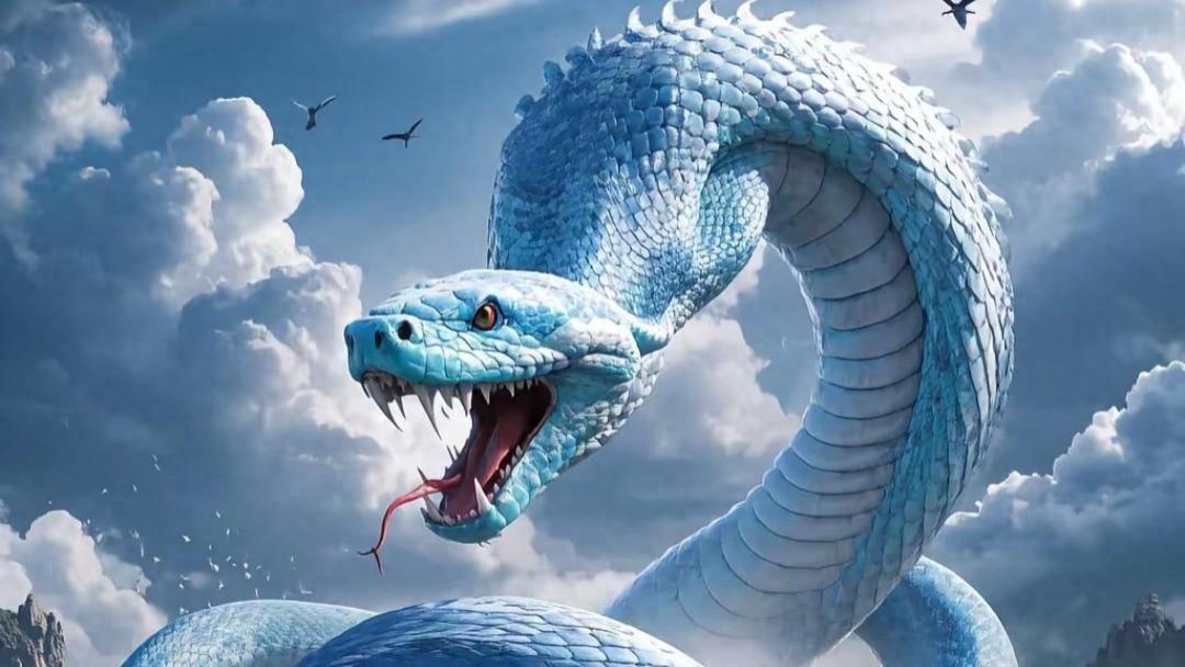 男子遇蟒蛇，五六十斤步履惊魂，紧急撤离