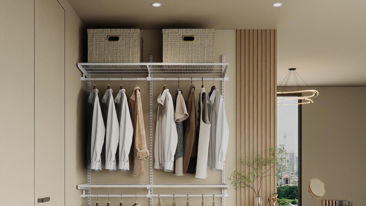 告别甲醛与拥挤，金属衣帽间重塑家居收纳美学