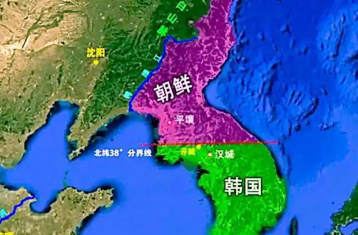 为什么朝鲜到现在还是分南朝鲜和北朝鲜？
1950年代的亚洲，两个被分裂的国家站在
