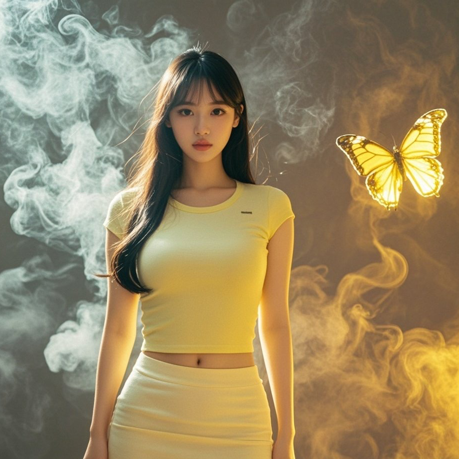 娇俏美眉酥胸半遮，朦胧氛围拉满心动指数