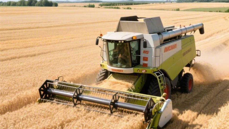 全国夏粮小麦迎来收获高峰期