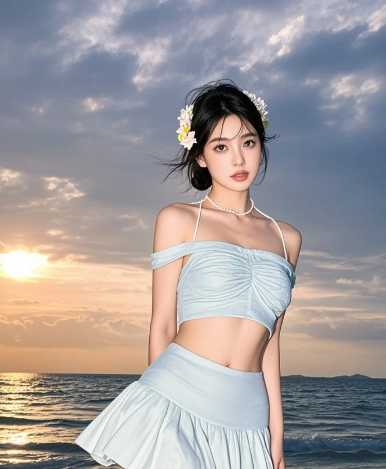 当这样的美女出现在你面前，你会怎么反应？