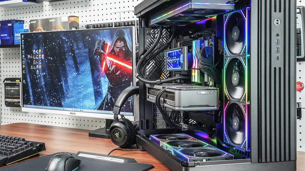 乔思伯TK-4+9700X+七彩虹战斧B850M超级黑刃+iGame 5070 Advanced O