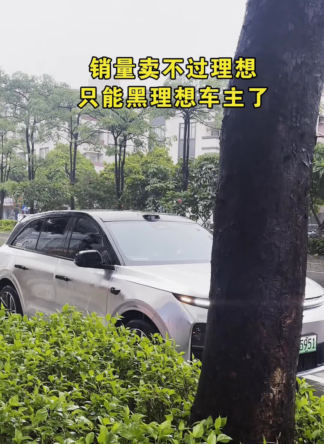 销量卖不过理想，只能黑理想车主了。