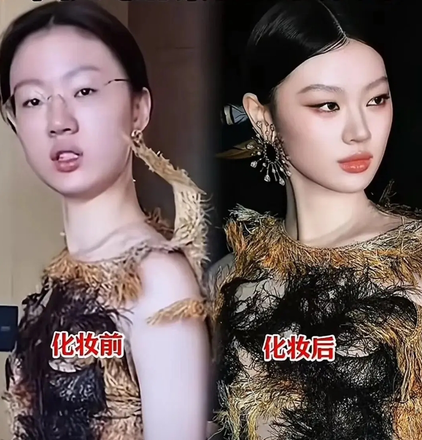 单依纯最近发布了走红毯前的 Vlog，素颜的样子突然传遍了顺直的圈子。
状态有些