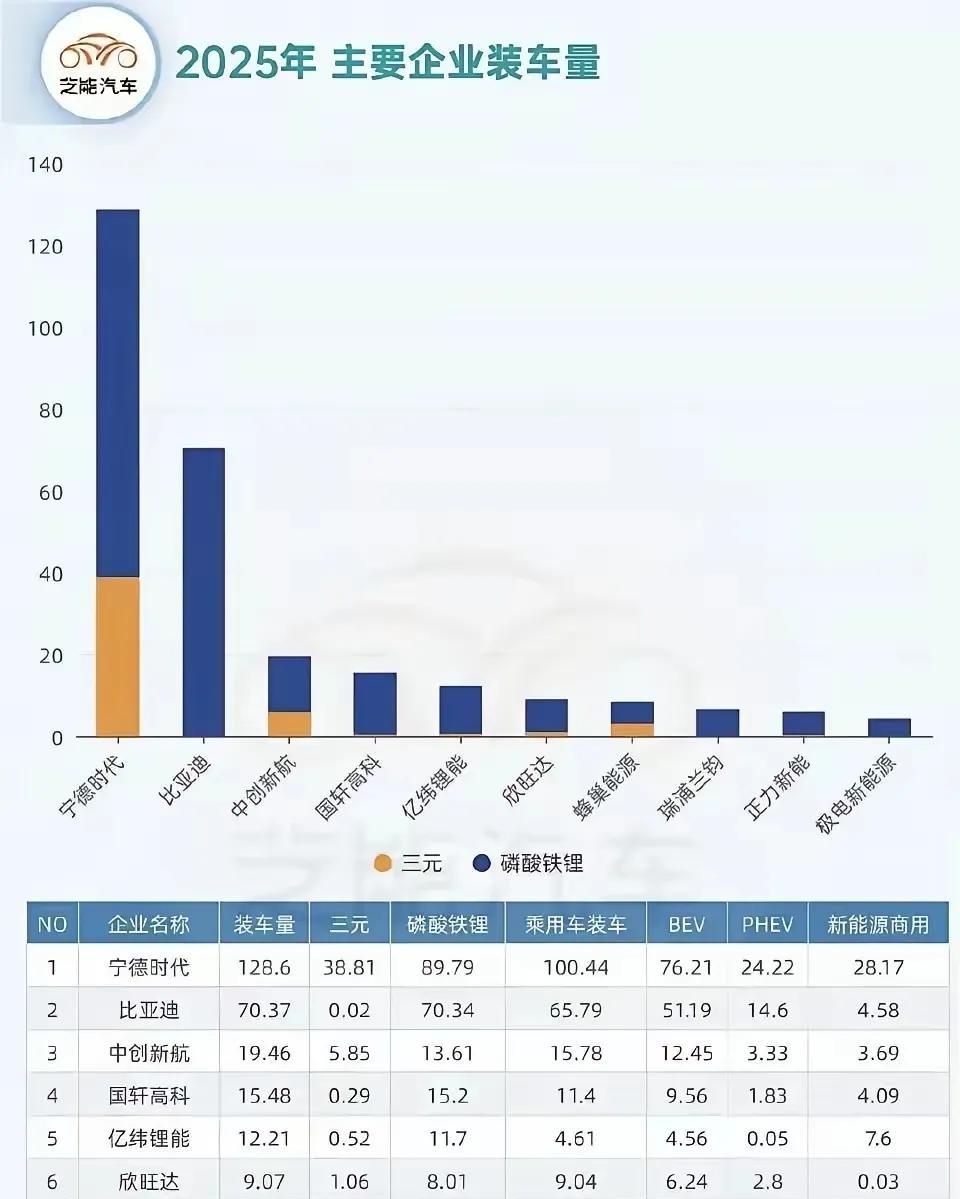 王传福的战略眼光太独到了，当初押宝磷酸铁锂电池，如今看来，完全是押对了。
磷酸铁