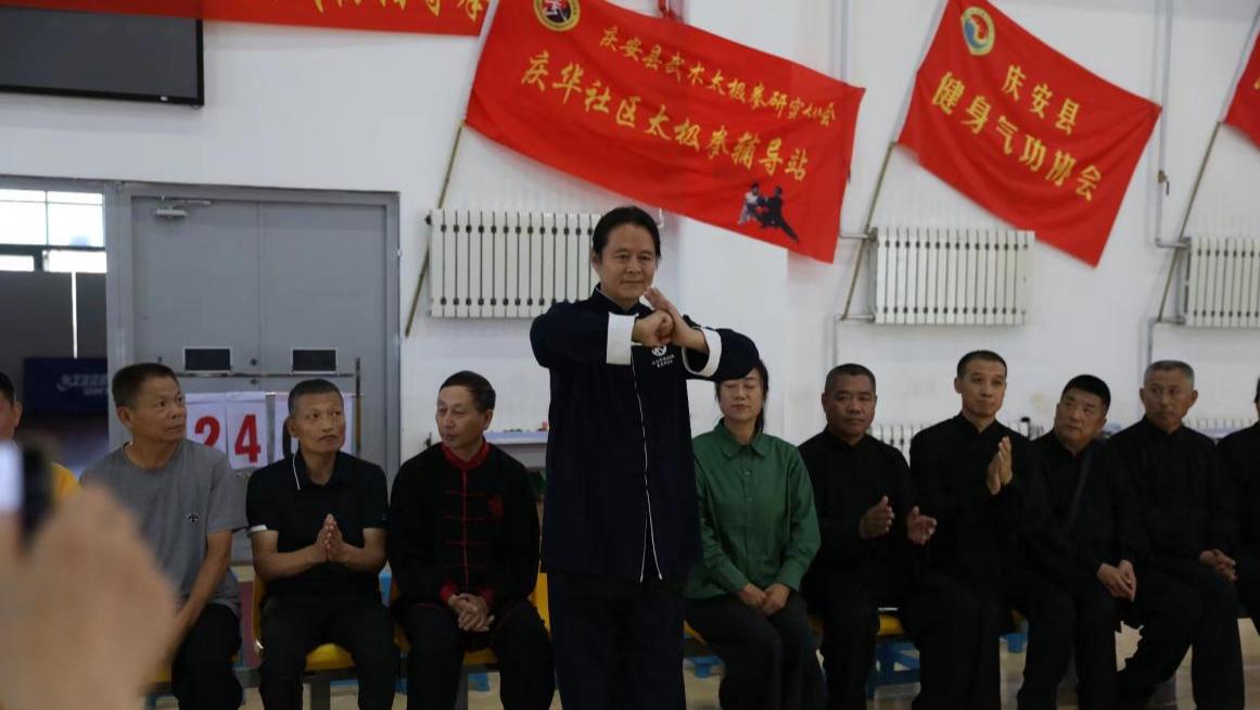 绥化意拳壳子棍传人王三海