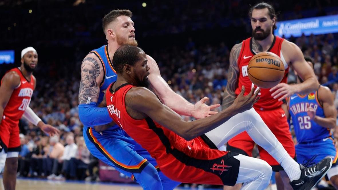 雷霆双加时胜火箭，杜兰特遭满场嘘声