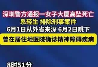 又一深圳新闻
前段时间深圳一高层建筑发生一起骇人听闻坠楼事件，据知情者透露坠楼