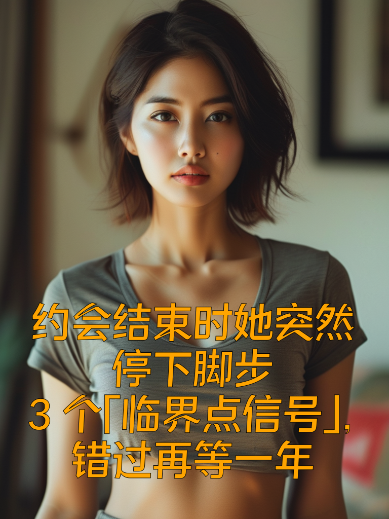约会结束时她突然停下脚步？3个「临界点信号」，错过再等一年！